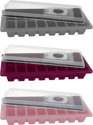 Sidirela Ice Tray Rectangular Plastic 16 Slots ...