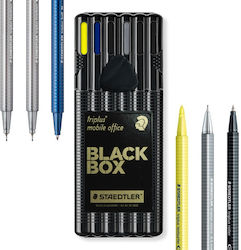 Desk Set Triplus Black Case Staedtler