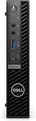 Dell OptiPlex Plus 7010 MFF Мини Компютър (Ядро i7-13700T/16ГБ DDR5/512ГБ SSD/Няма операционна система)