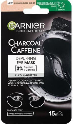 Garnier Skin Naturals Charcoal Caffeine Depuffing Eye patches 5gr