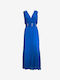 Passager Maxi Kleid Blau