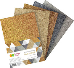 Happy Color Karton No2 5 Blätter 20x30cm. Gold