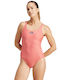 Adidas Athletic One-Piece Swimsuit Pink