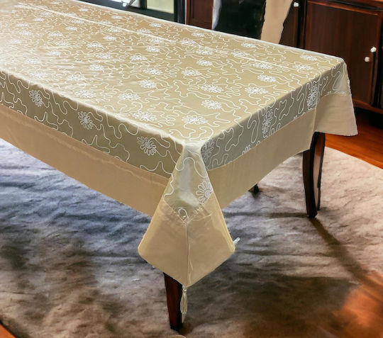 Linea Home Tischdecke Beige 180x220cm