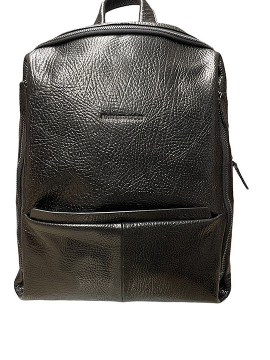 Tony Bellucci Leather Women's Bag Backpack Black