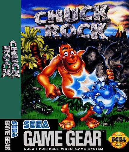 Chuck Rock Sega Game Gear Game (Used)