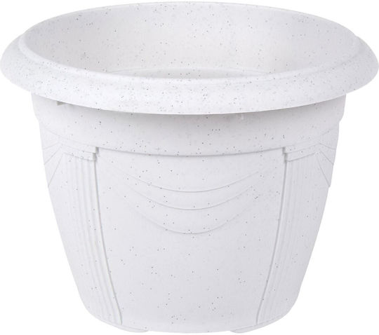 Et Plast Кносос Саксия Пластмаса Бял 60x60x49см.