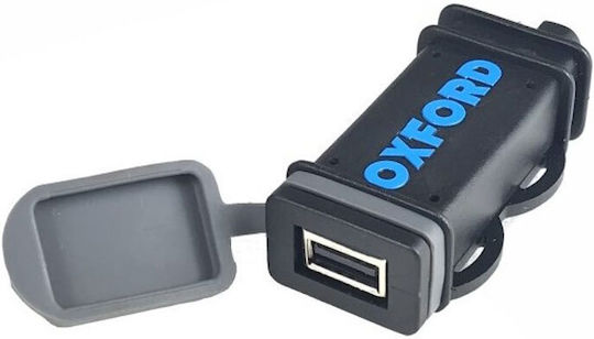 Oxford Motorradladegerät 2.1A mit Anschluss: 1xUSB