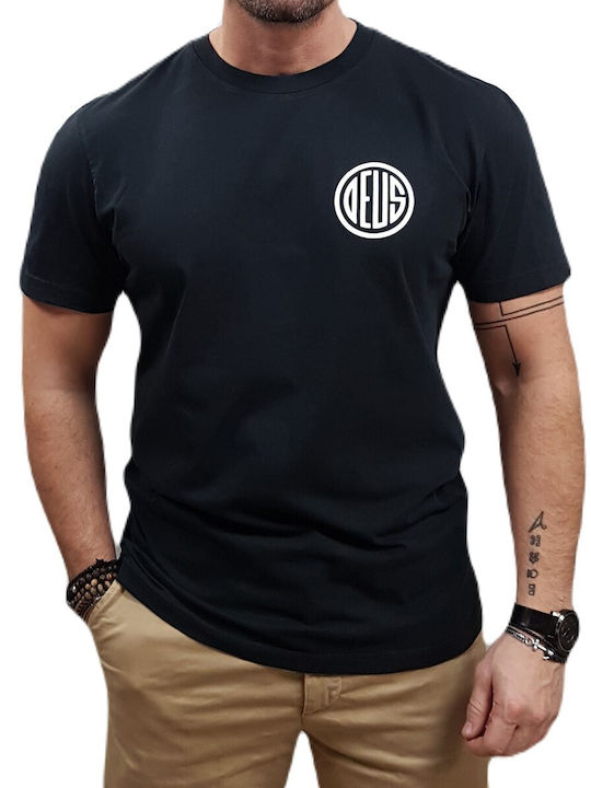 Deus Ex Machina Herren T-Shirt Kurzarm Schwarz