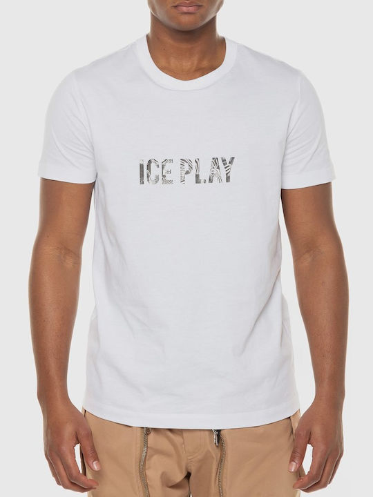 Ice Play Herren T-Shirt Kurzarm Weiß