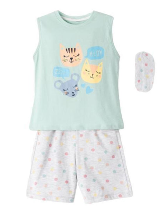 Evita Kids Pyjamas Summer Cotton MENTA