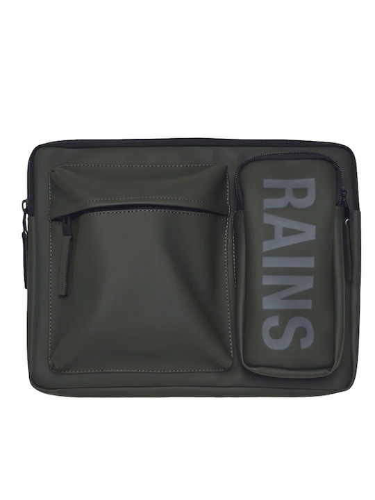 Rains Texel Αδιάβροχη Θήκη για Laptop 14" σε Πράσινο χρώμα