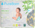 PureBorn Tape Diapers Leopard No. 4 for 7-12 kgkg 24pcs