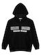 Kids Cardigan with Hood Black