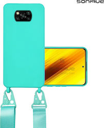 Sonique Strap Задна корица Силикон 0.5мм с Каиш...