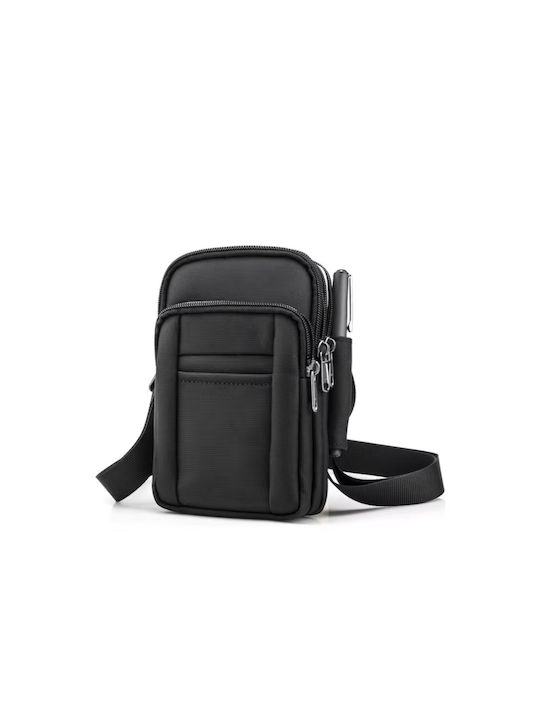 Herrentasche Schulter / Crossbody Schwarz