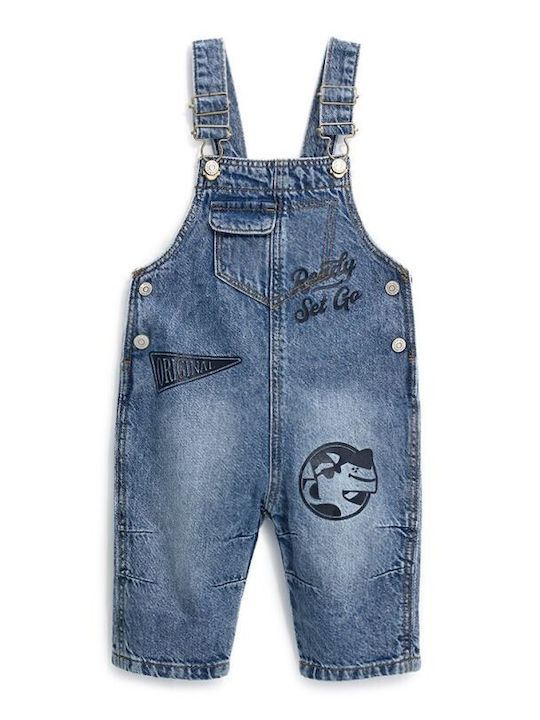 Original Marines Kids Denim Dungarees Blue