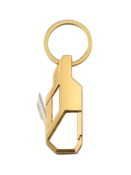 Icon Keychain Metallic Gold