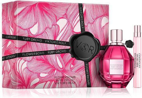 Viktor & Rolf Flowerbomb Ruby Orchid Gift Set Edp 100 Ml + Edp 10 Ml For Women