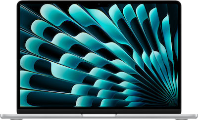 Apple MacBook Air 13" (2024) 13.6" Retina Display (M3-8-core/8GB/256GB SSD) Silver (GR Keyboard)