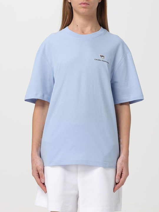 Chiara Ferragni Damen T-Shirt Hellblau
