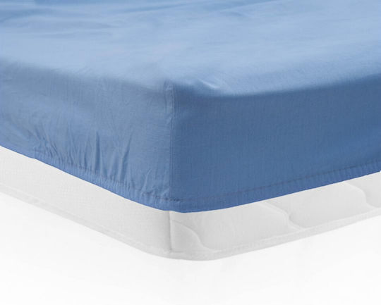 Heinner Sheet for Single Bed with Elastic 90x200cm. Blue