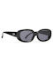 Vans Women's Sunglasses with Black Plastic Frame and Black Lens VN000HEGBLK