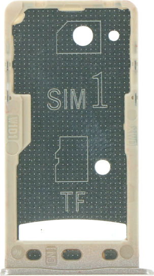 Xiaomi Sim Card Slot Gold for XIAOMI Redmi 5A