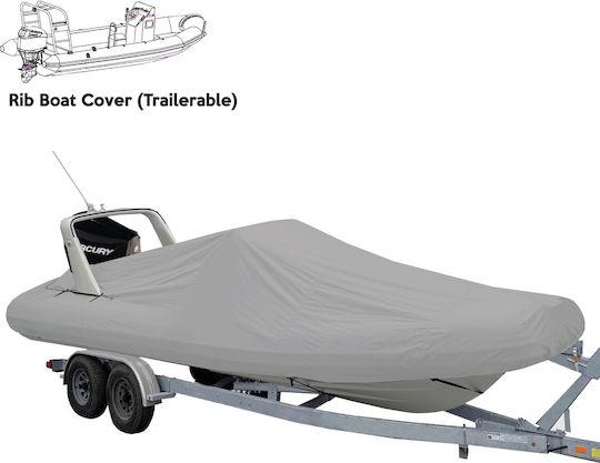 Κάλυμμα Φουσκωτού Oceansouth Με Πίσω Ανοίγματα Για Roll Bars Για Σκαφη Μήκους 5.40m - 5.60m