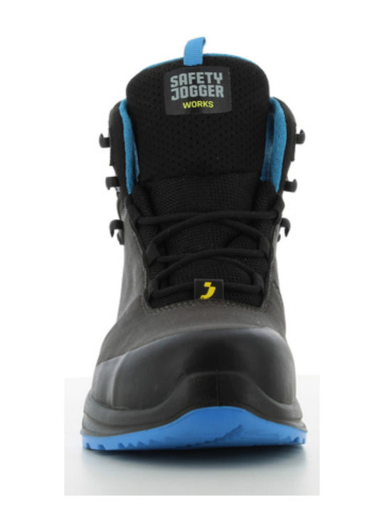 Safety Jogger Αδιάβροχο Μποτάκι Ασφαλείας Μαύρο S3 με Πιστοποίηση P, ESD , FO , SRC,WRU