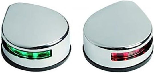 Φανός Inox Led Ζέυγος Κόκκινο/πράσινο – Evoled