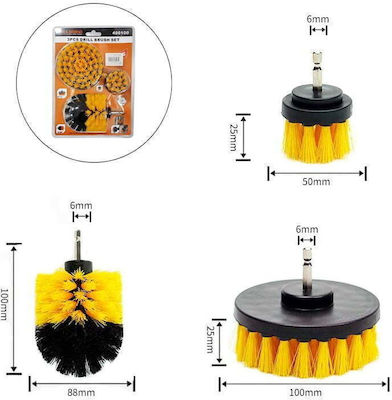 Bürste Bohrschrauber Set 3Stück