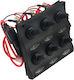 Elektrisches Led-Panel 6 Schalter
