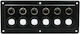 Waterproof panel with Led Touch Switches and automatic fuses Amp 6 X 10a Cev-02145-6 (3 Amps.)
