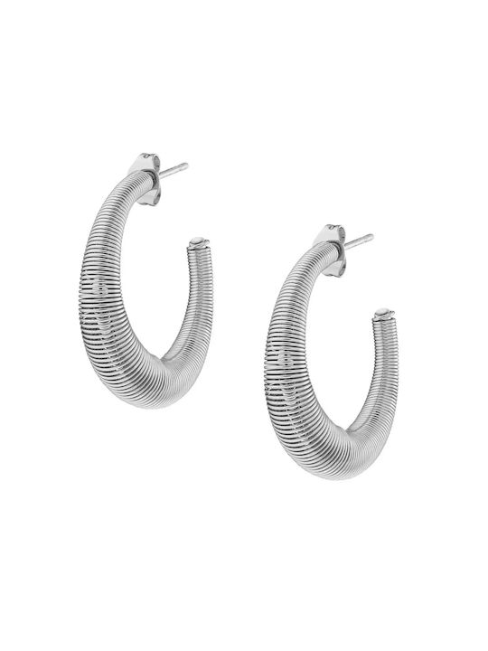 Oxzen Earrings Hoops made of Steel