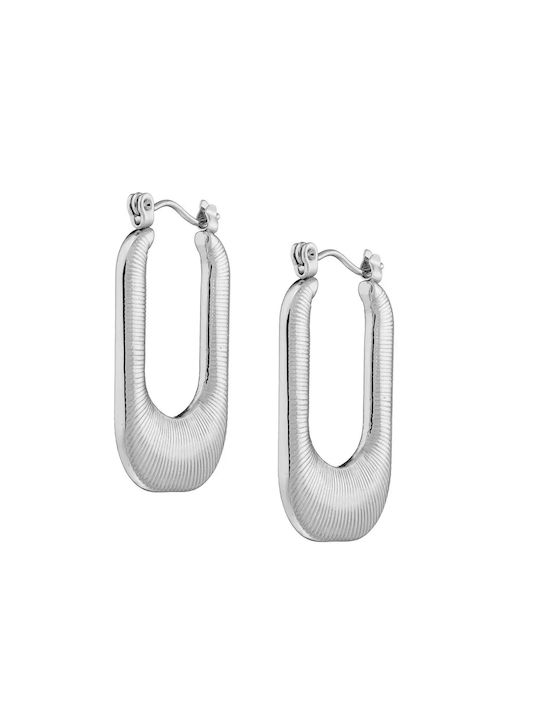 Oxzen Earrings Hoops made of Steel