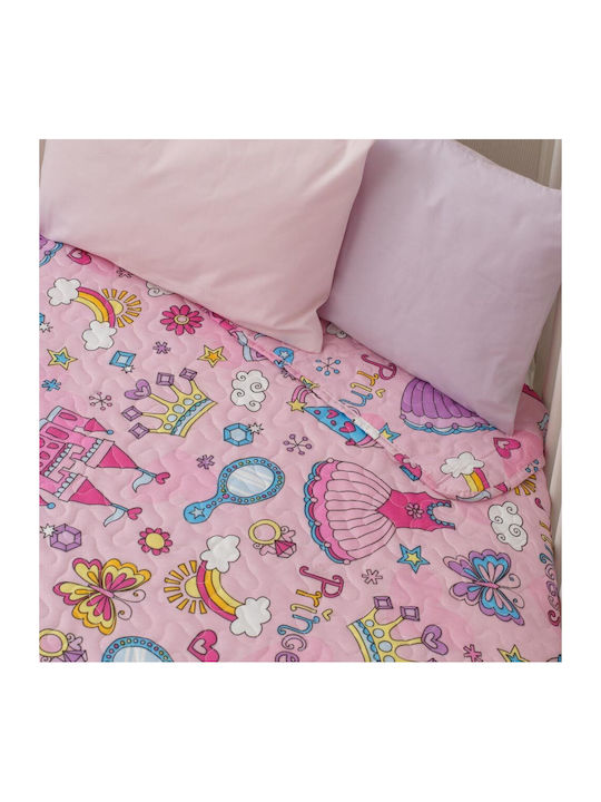 Borea Baby Quilt Πριγκίπισσα Π-23 110x140cm Multicolour