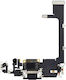 Καλωδιοταινία Με Θύρα Φόρτισης, Charging Port , Για Apple - Iphone 11 Pro Max - Μαύρο