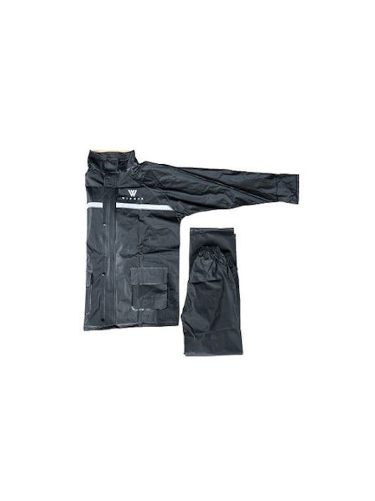 Waterproof Machine Reinforced Black Winger