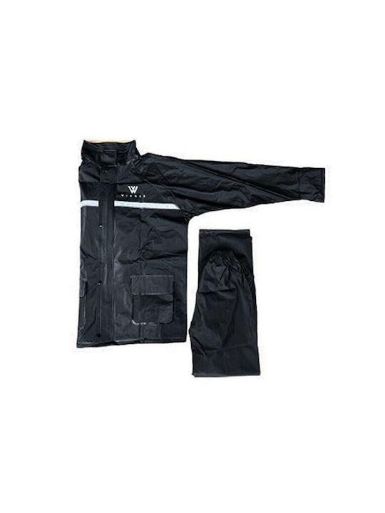 Set impermeabil jachetă-pantaloni Winger Rs43 Black Winger 64201060