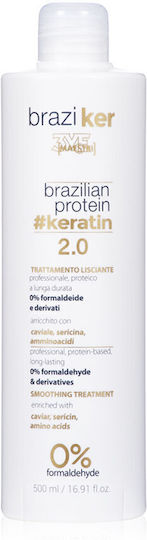 Braziker Brasilian Lotion Μαλλιών για Λείανση με Κερατίνη 500ml