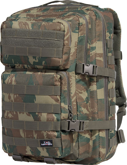 Tac Maven Assault Large Military Backpack Backpack made of Polyester Greek Variation 52lt