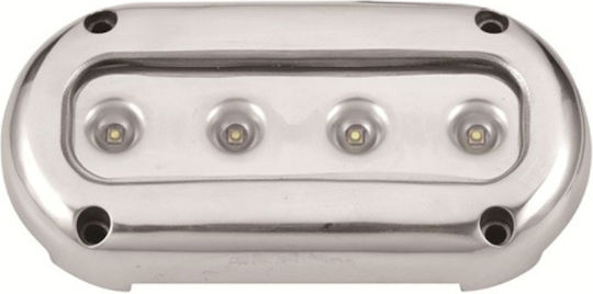 Lampă subacvatică 4 X 3w Led Inox - Alb