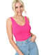 Women's Knitted Top Fuchsia 23318