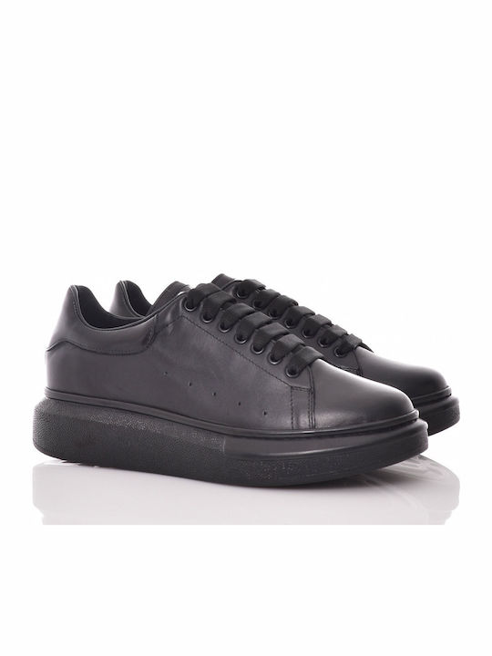 Roberto Venuti Leather Sneaker With High Sole - 49301