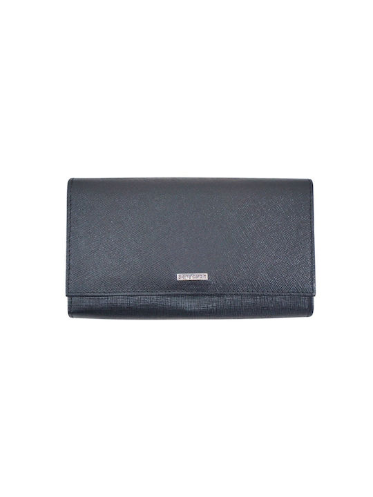 Women's Leather Wallet Pierre Cardin 236 Black Black