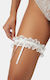 Minerva White Lace Garter Belts