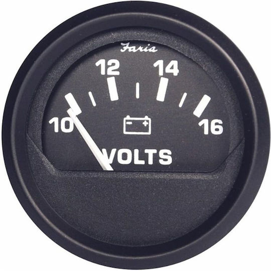 Volumeter Faria 12821 Euro Black (10-16 Vdc)