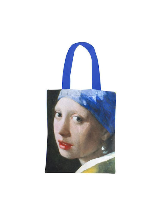 Τσάντα Υφασμάτινη Vermeer Girl With A Pearl Earring 35x46cm Almond Blossom