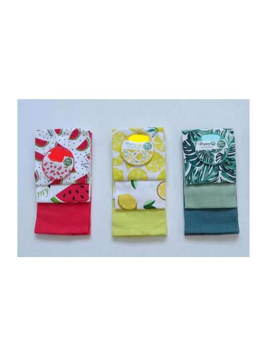 Set of 3 Exotic Kitchen Towels